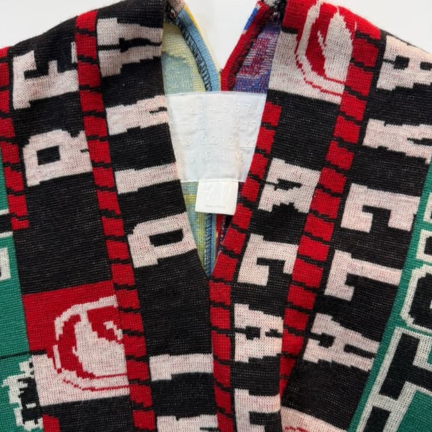 메종 마르지엘라 x H&M 멀티 스카프 니트 