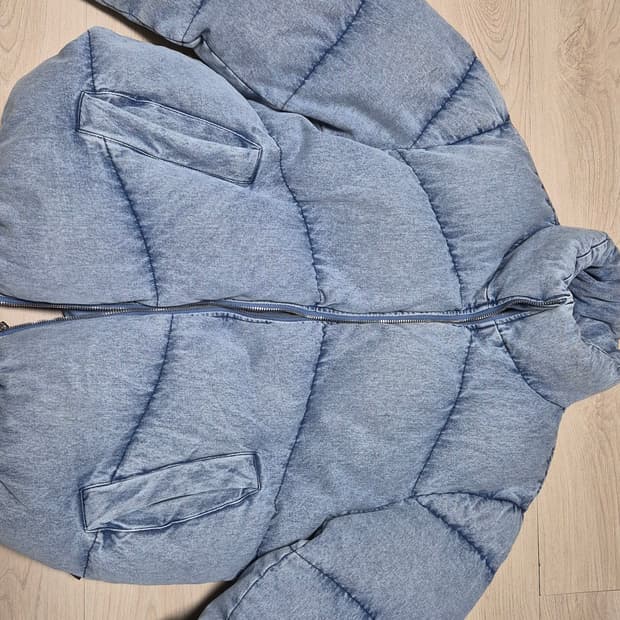 위캔더스 wavy down jk (denim)