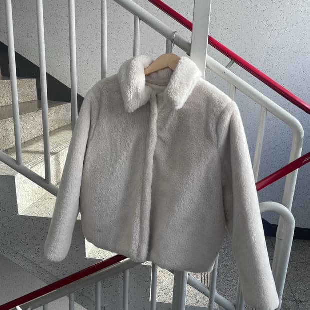  eco-fur quilted jacket