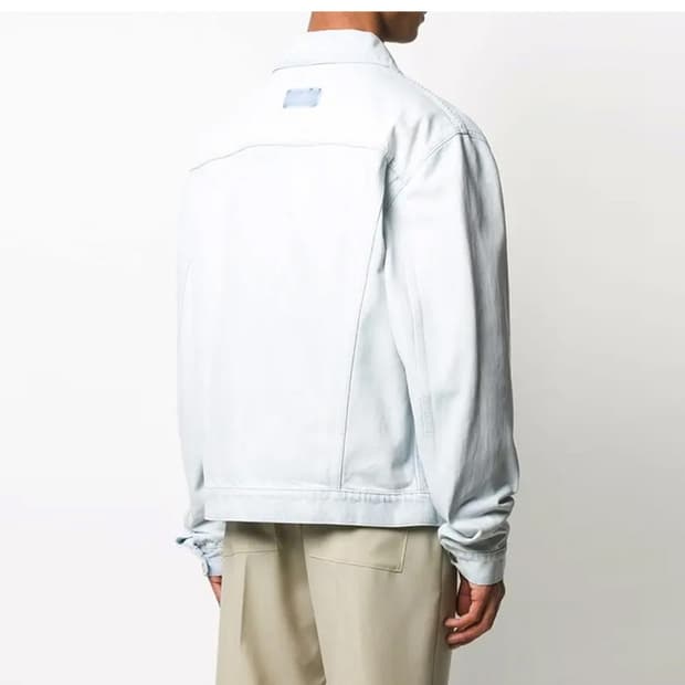 [새제품]52 마르지엘라 데님자켓 블리치 청자켓 오버사이즈 워싱 자켓