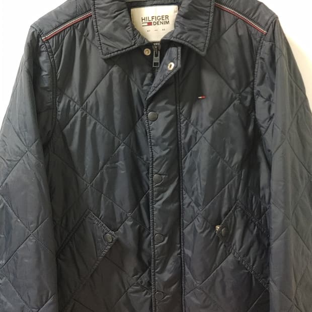 타미 힐피거 퀼팅 자켓 M