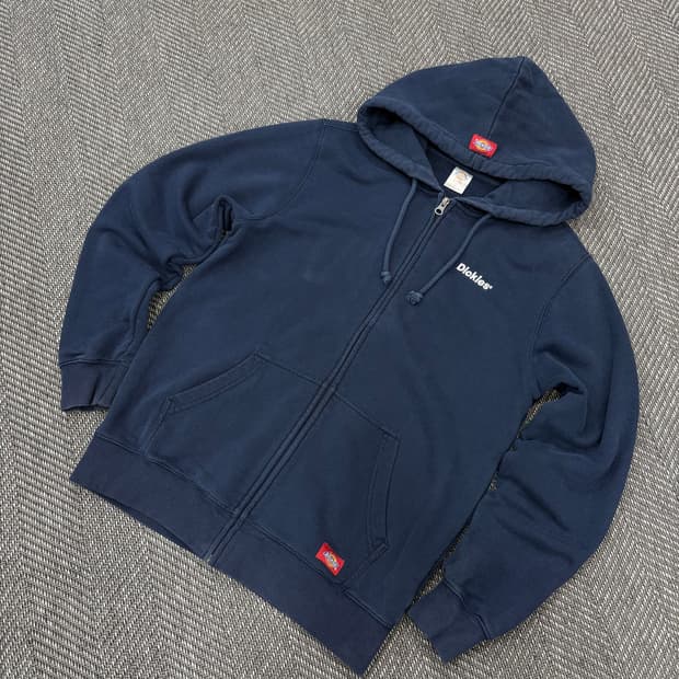 디키즈 후드집업 네이비m