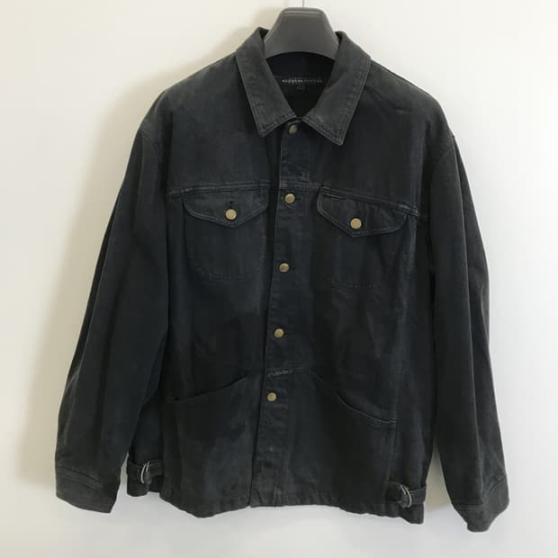 90s 마리떼프랑소와저버 흑청 트러커자켓 [95]