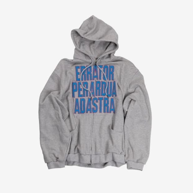 Ad Astra Appliqué 2way Hoodie Zip Up Gre