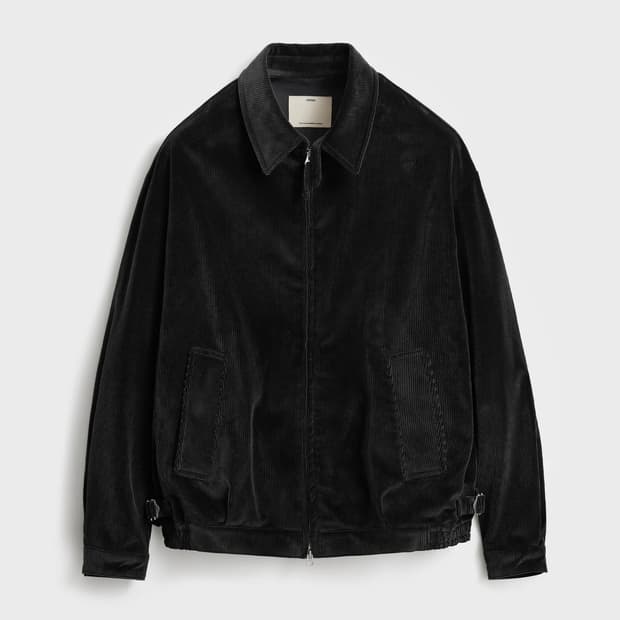 포터리 코듀로이 스윙탑 블랙