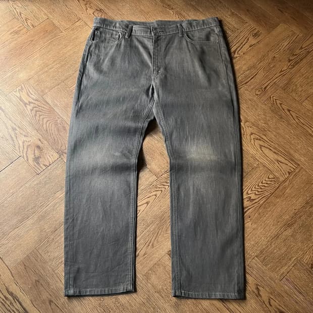 [40]리바이스 541 빅사이즈 그레이 워싱 데님 팬츠