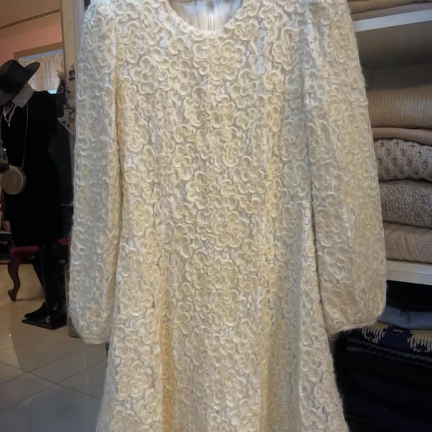 레이스 부클 원피스