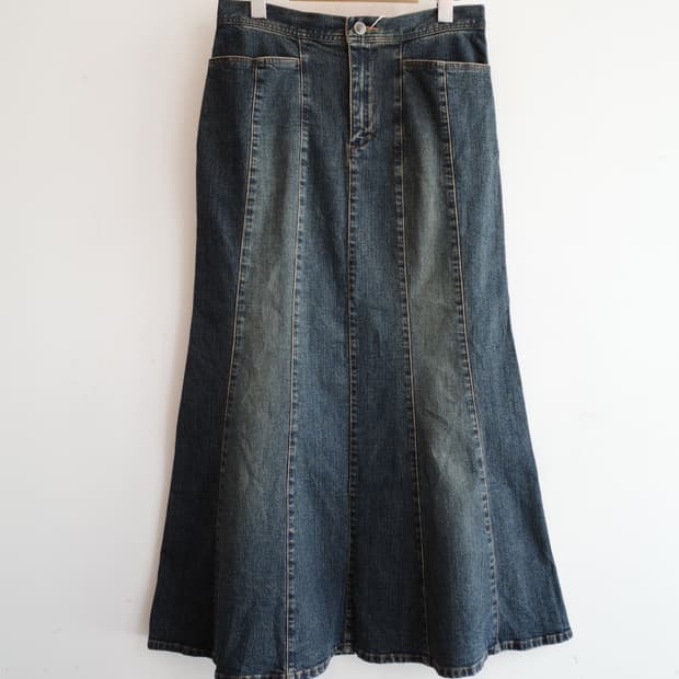 Japan brand 데님 롱 스커트 (29인치)