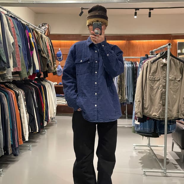 리바이스 누빔 셔츠 자켓  