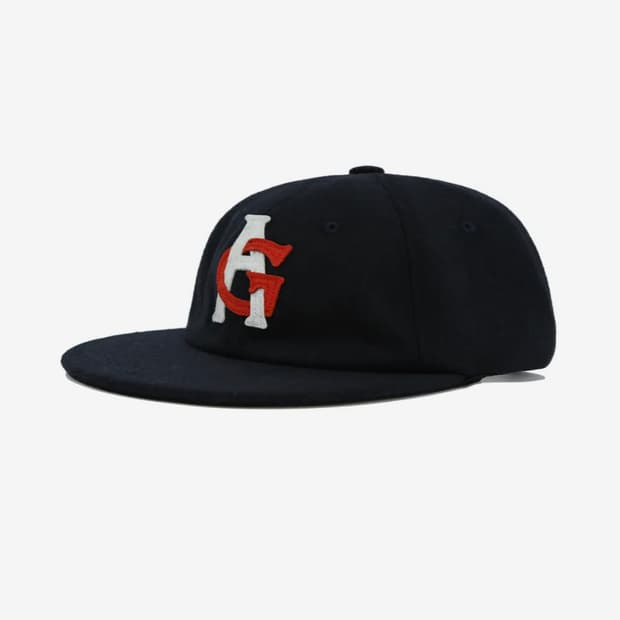 새상품 앵글런 AG Wool-Blend Ball Cap - Navy