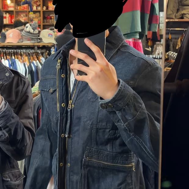 00s 디젤 쿼드포켓 데님 바이커자켓