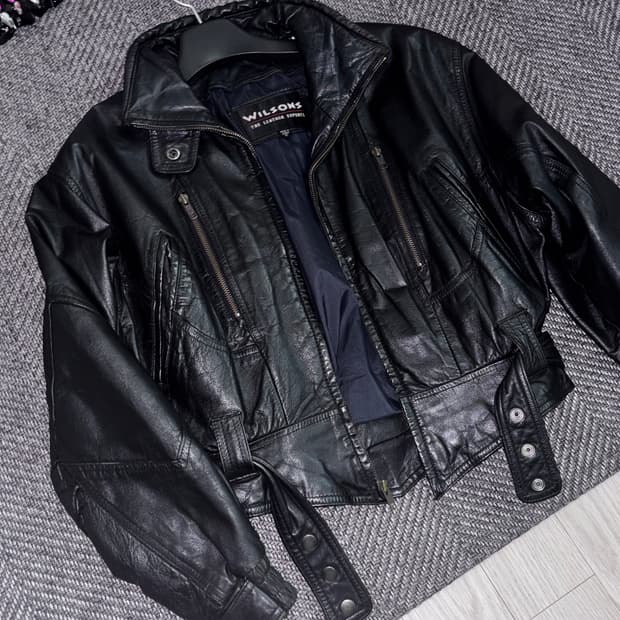 빈티지 레더자켓 윌슨레더