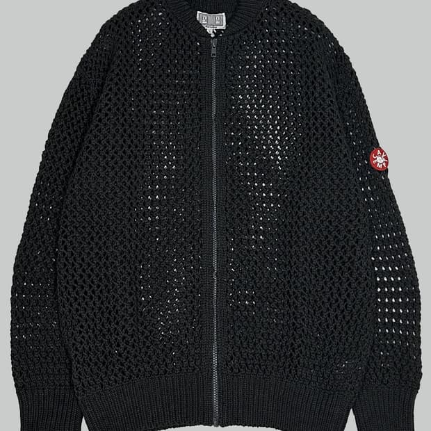 카브엠트 와플 니트 집업