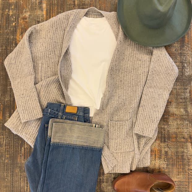 Theory Luxe 100%울 로브 가디건