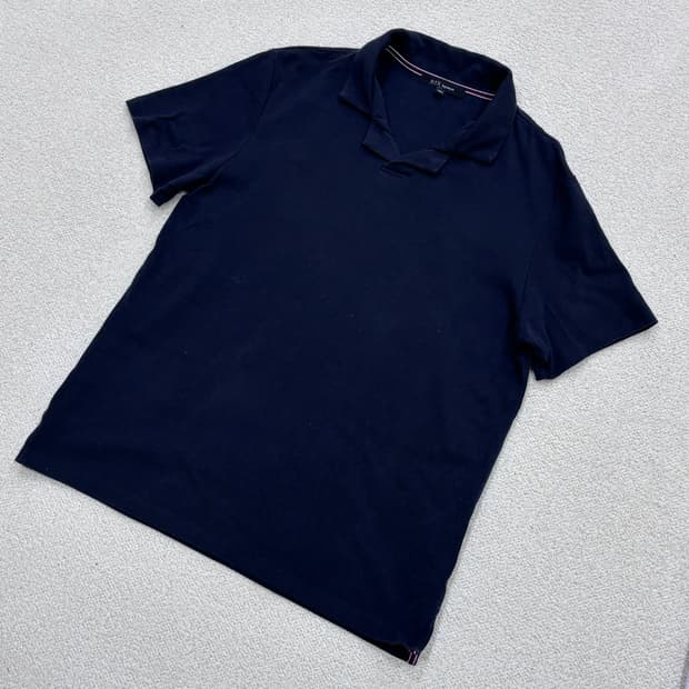 100 NIX 버튼리스 카라 셔츠 0319E