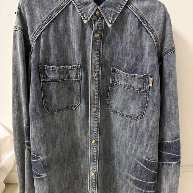 [새상품] 준지(Juun.J) 데님 셔츠 40% 할인 판매