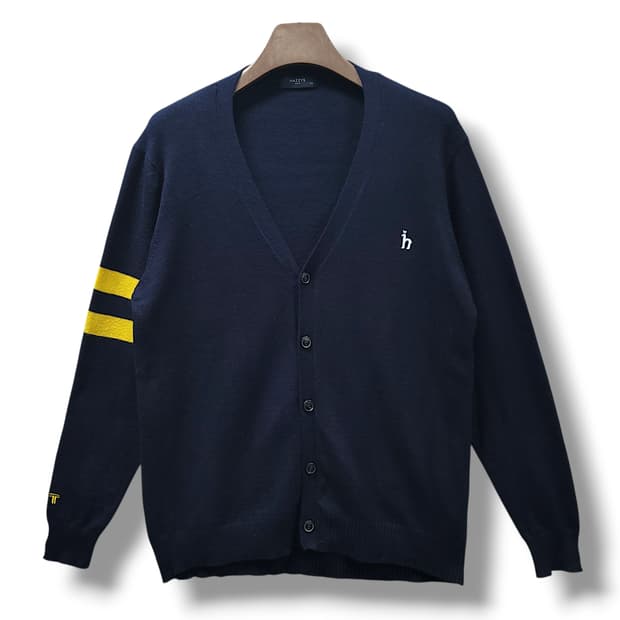 [115] 헤지스 골프 카카오 브이넥 니트 가디건