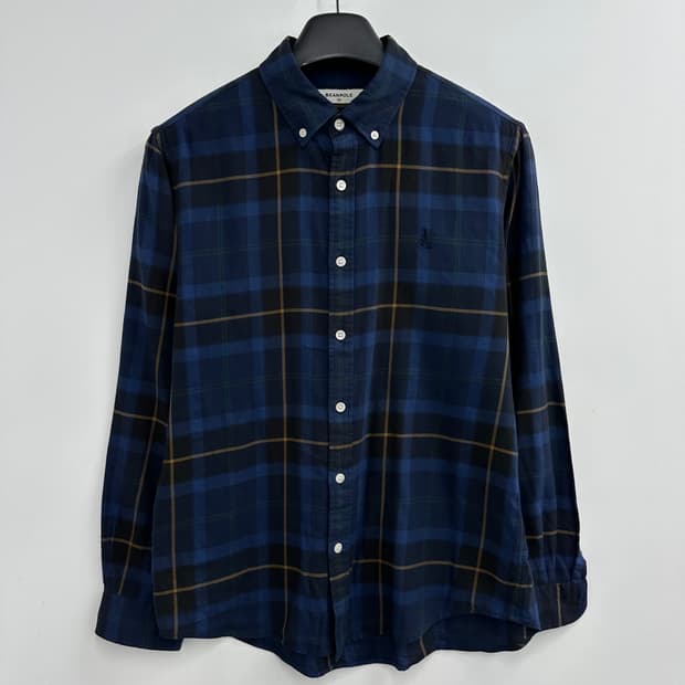 100 빈폴 남자 체크 셔츠