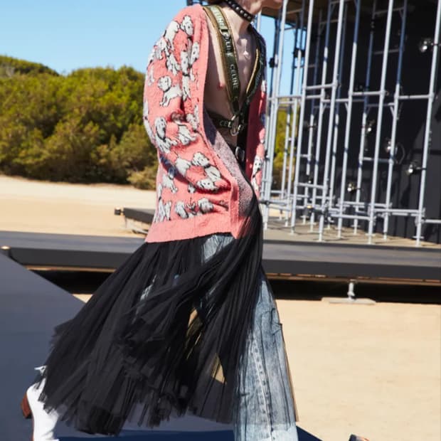 셀린느 달마시안 가디건 L