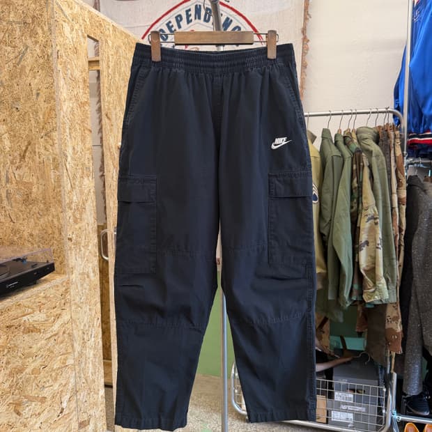 나이키 립스탑 카고 밴딩 팬츠