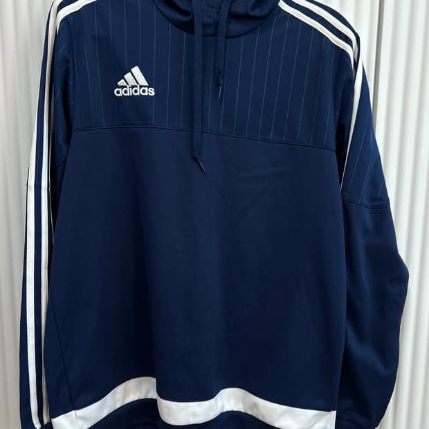 아디다스 후드티 (NAVY)