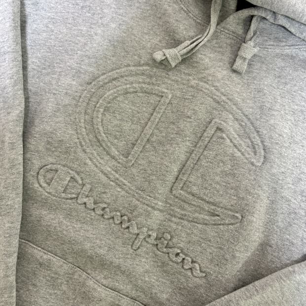 반택가능/챔피온 로고 후드티