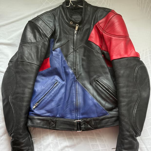 ECHTES LEATHER 80s 3컬러  소가죽 모토 바이커자켓