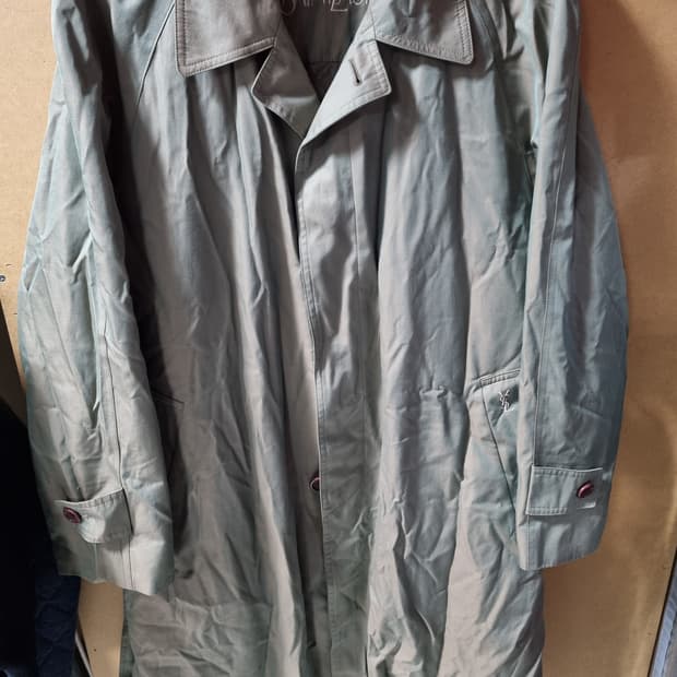 입생로랑 남성 빈티지 트렌치코트 