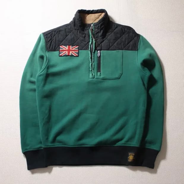 폴로 유니언잭 반집업 스웻셔츠 하프집업