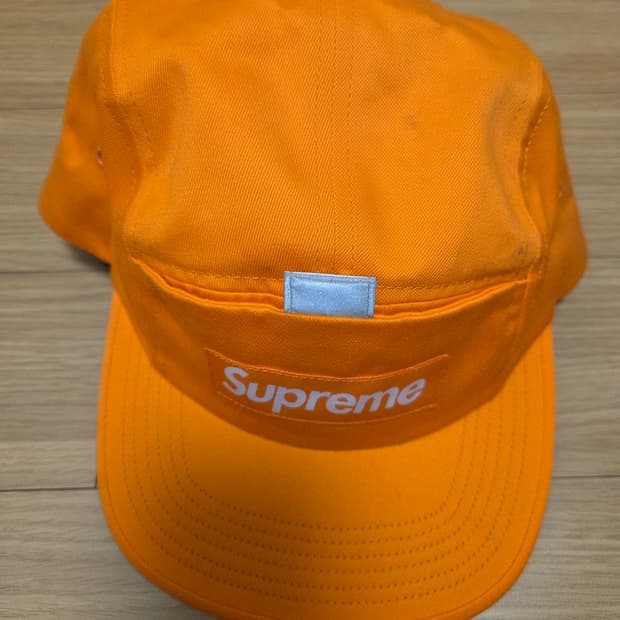 슈프림 오렌지 캠프캡