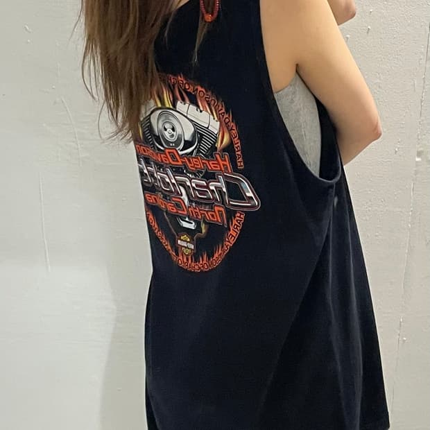 HARLEY DAVIDSON knucklehead sleeveless