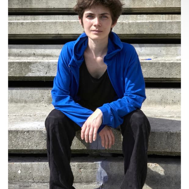 머듈 라운지 후드집업 블루 1사이즈