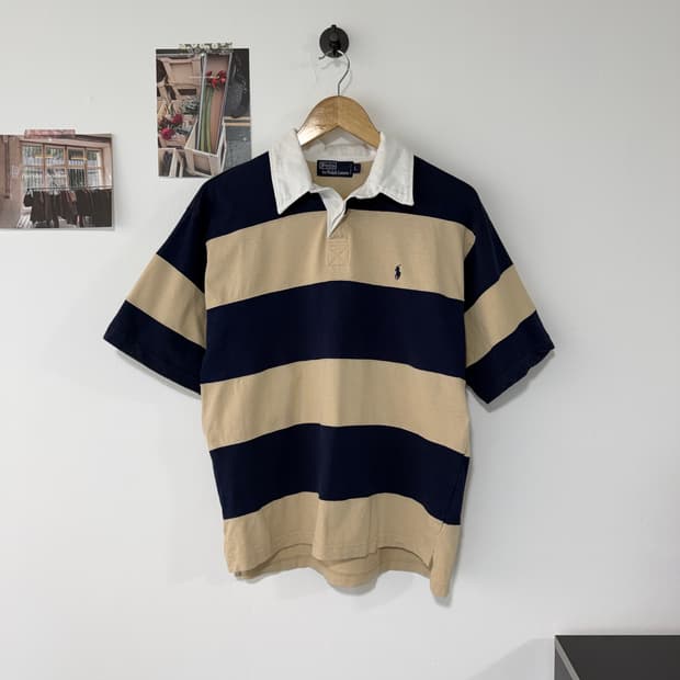 [L] 90s 폴로 랄프로렌 반팔 럭비티
