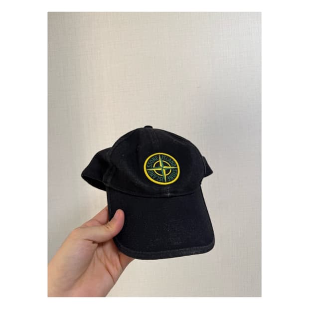 스톤아일랜드 블랙 볼캡