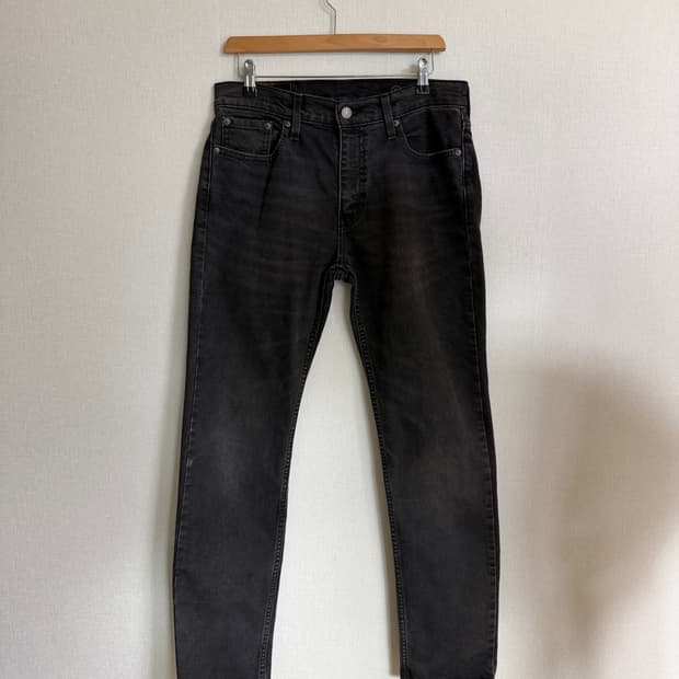 리바이스 흑청바지