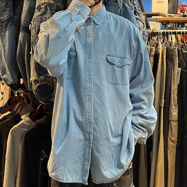 [NO.9] 칼하트 데님 긴팔셔츠