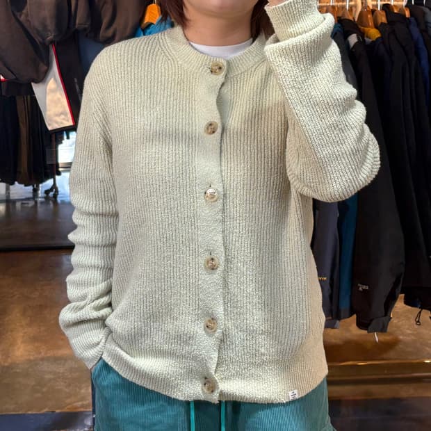 와키윌리 라이트그린 가디건