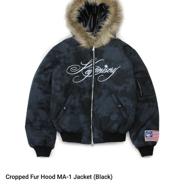 키미저리 퍼 후드 ma-1