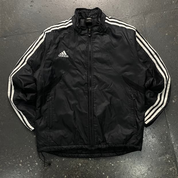 100 아디다스 누빔자켓 