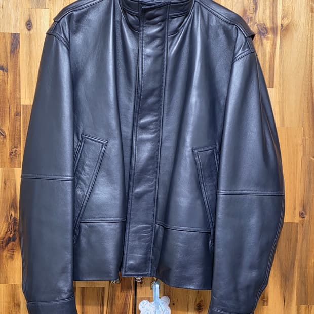 [48] 솔리드옴므 램스킨 가죽자켓