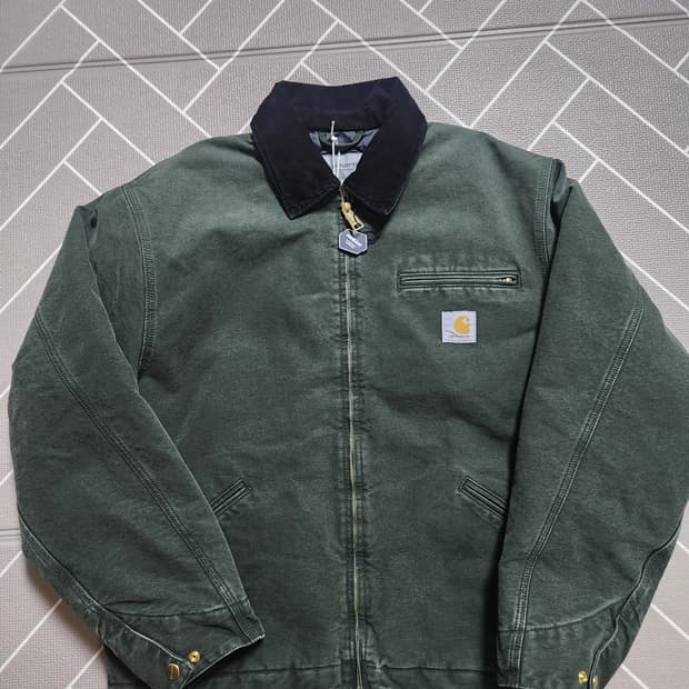 (새상품)칼하트WIP OG 디트로이트 자켓 올리브-M