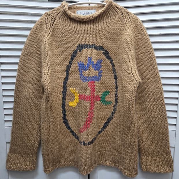 JC DE 까스텔바작 헤비 울 니트 스웨터