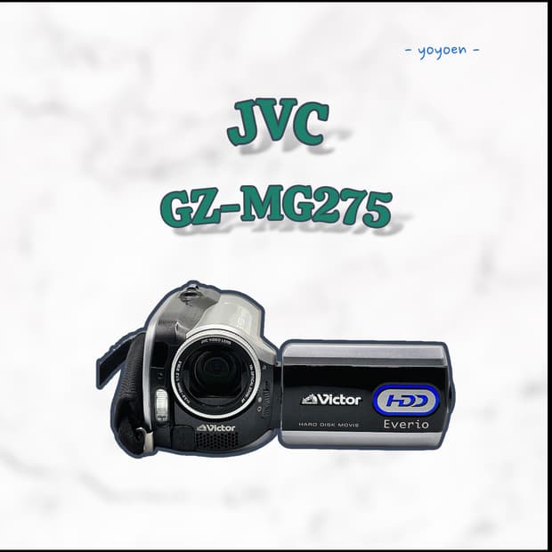 JVC GZ-MG275 블랙 빈티지캠코더