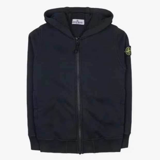 스톤 아일랜드 키즈14 와펜로고 후드집업 23fw