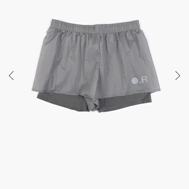 OptimisticRunners Glossy ripstop shorts