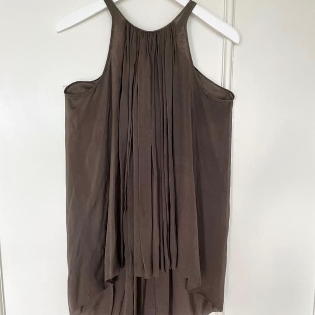 Rick Owens pleats sleeveless