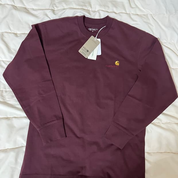 칼하트 WIP 아메리카 스크립트 티셔츠 (론도) S