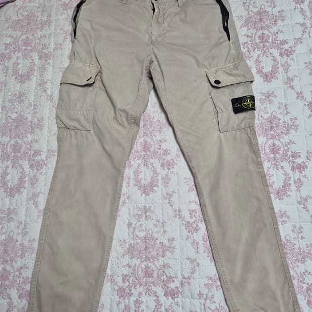 한글택 23SS 스톤아일랜드 카고팬츠바지 34-XL 베이지