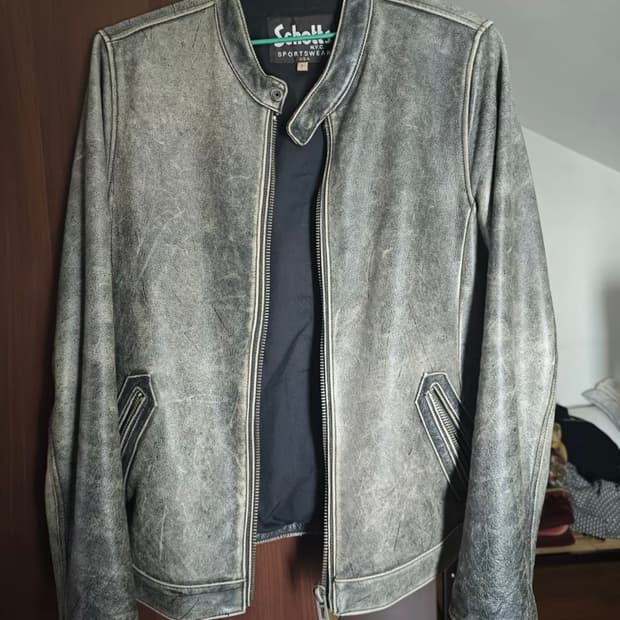 Schott 쇼트 오리지널 빈티지 레더 자켓