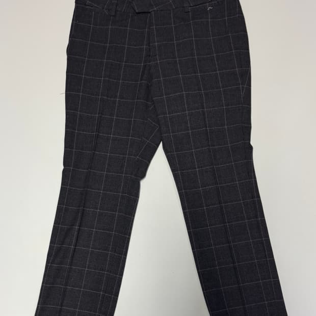 정품!! 제이린드버그 골프 겨울 체크바지 33.8인치